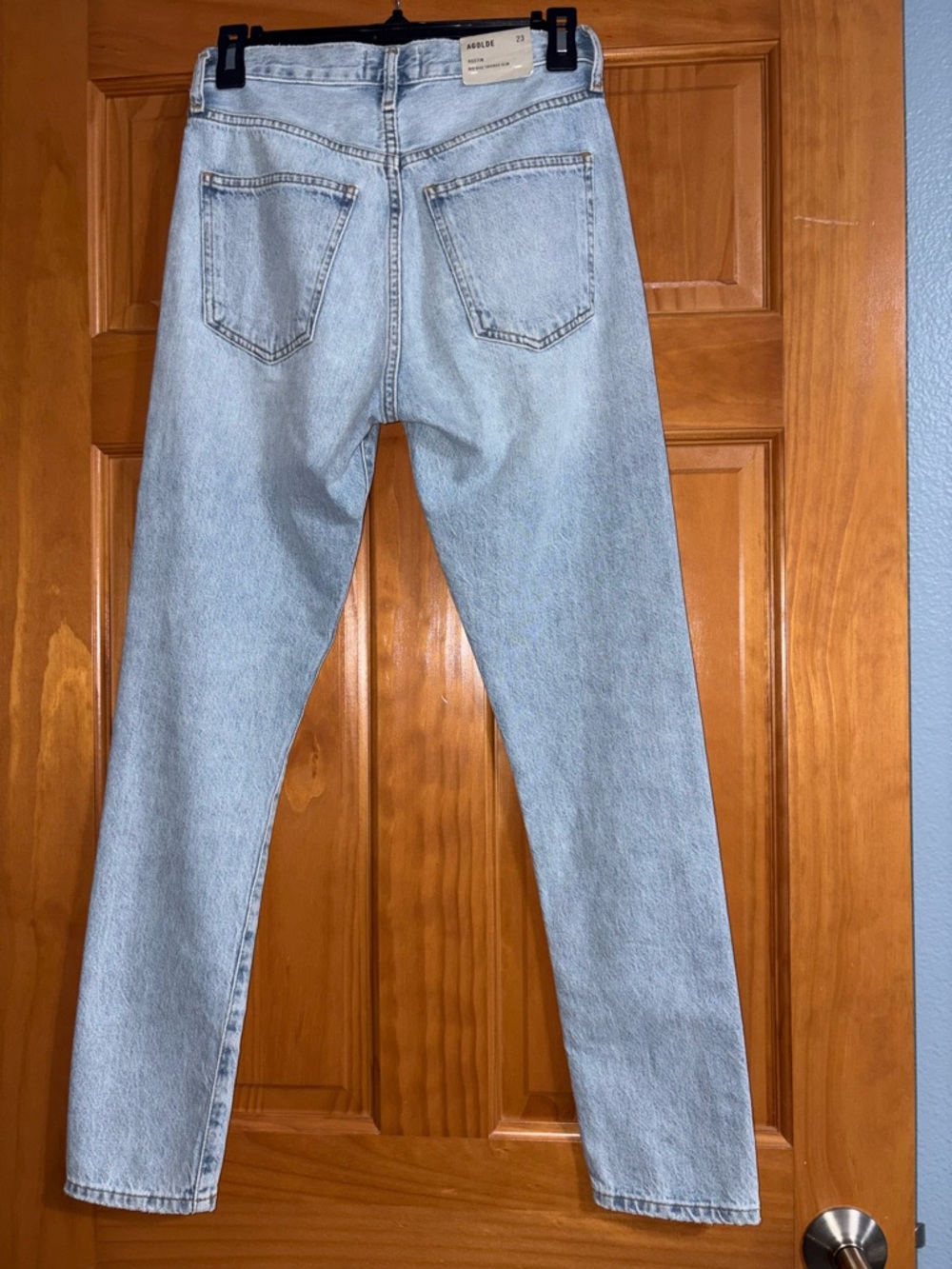 Agolde Austin Mid Rise Tapered Slim Size 23 NWT - Picture 2 of 6